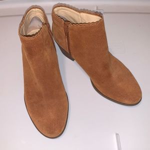 Crown & Ivy Brown Ankle Boots CI-Kaylen SZ 7.5